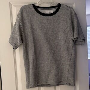 PacSun Black and White Striped Tee